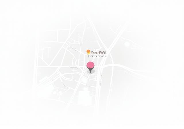 Kaart van Amsterdam met locatie ZwartWit Interiors