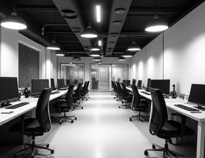 Licht kantoorinterieur