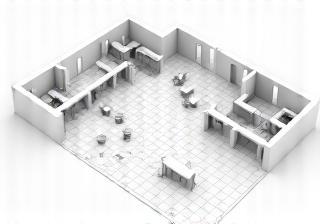 Voorbeeld van ruimteplanning